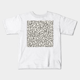 Minimalist Texture on Ivory Kids T-Shirt